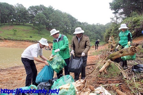 khắc phục &ocirc; nhiễm m&ocirc;i trường đất
