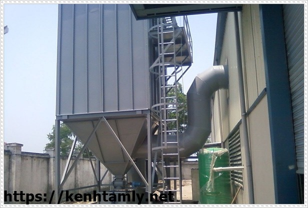 Sử dụng c&ocirc;ng nghệ lọc t&uacute;i xử l&yacute; bụi xi măng