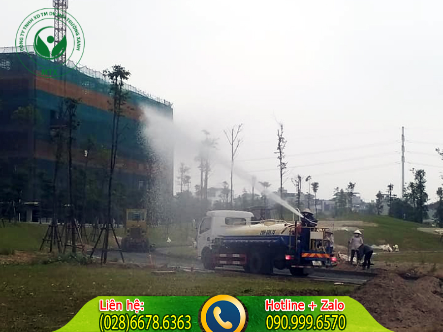 Dịch vụ cho thu&ecirc; xe bồn rửa đường