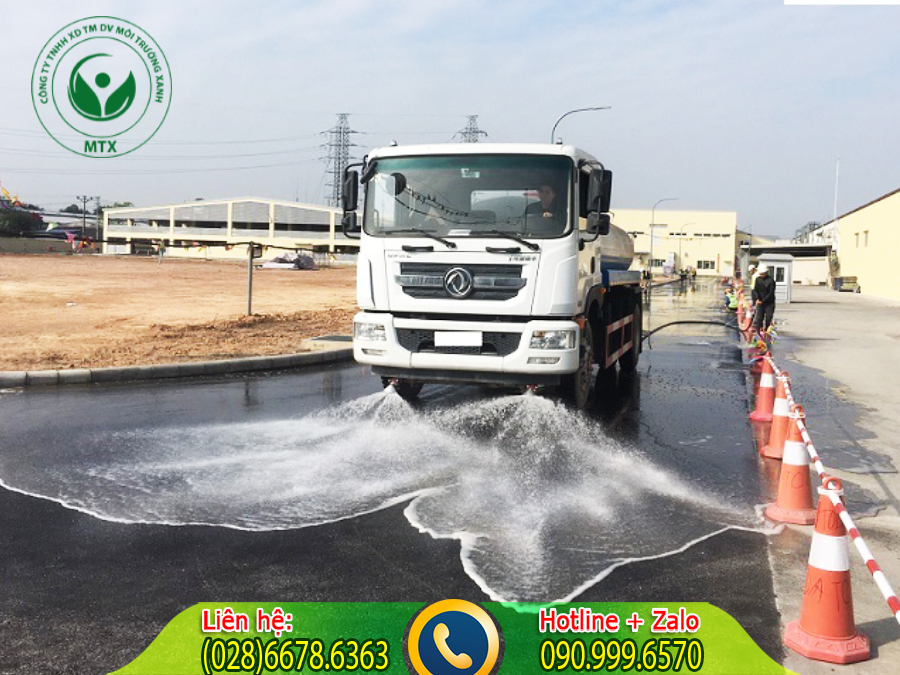 Dịch vụ cho thu&ecirc; xe bồn rửa đường với mức gi&aacute; tốt nhất