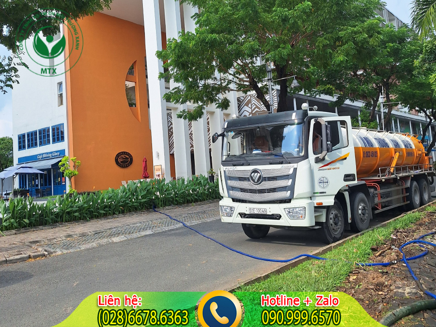 Dịch vụ cho thu&ecirc; xe bồn h&uacute;t chất thải với quy tr&igrave;nh cực kỳ chuy&ecirc;n nghiệp