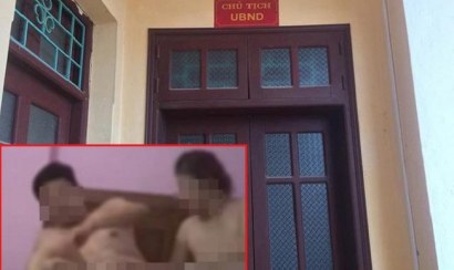 Lo clip nong truong phong tai chinh huyen Phu Xuyen với nữ sinh