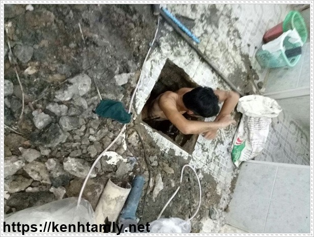 xử lý mùi hôi hố ga