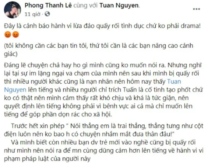 Thanh Phong tố Minh Béo