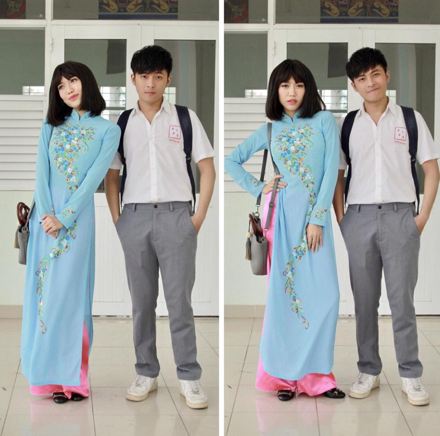 Gin tuấn kiệt v&agrave; diệu nhi trong phim sitcom