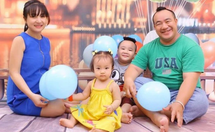 Diễn vi&ecirc;n Hiếu Hiền v&agrave; vợ con