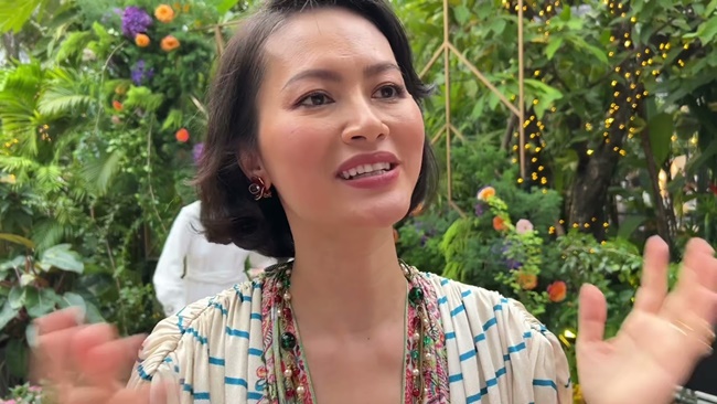 Đỗ Thị Hải Yến tạo h&igrave;nh trong phim