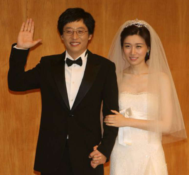Yoo-Jae-Suk v&agrave; vợ