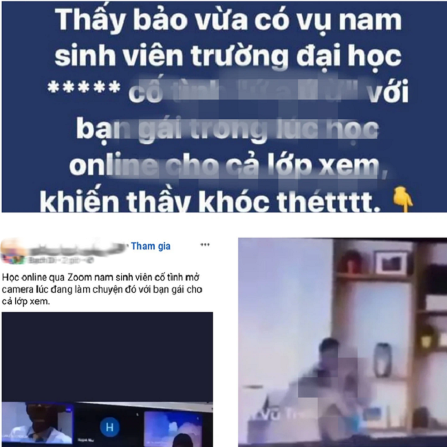 lộ clip nhạy cảm khi học trực tuyến 4