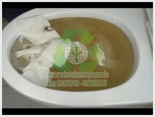 Xử l&yacute; bồn cầu bị &uacute;a v&agrave;ng.