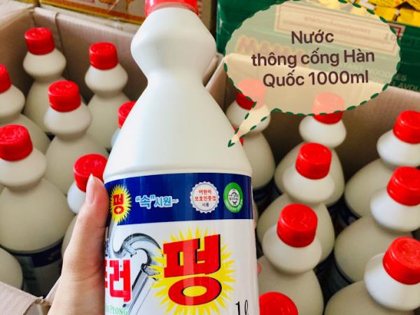 Nước Thông Nghẹt Cống SANDOKKAEBI 1000ml Hàn Quốc- nước thông cầu nghẹt cống nghẹt chất lượng