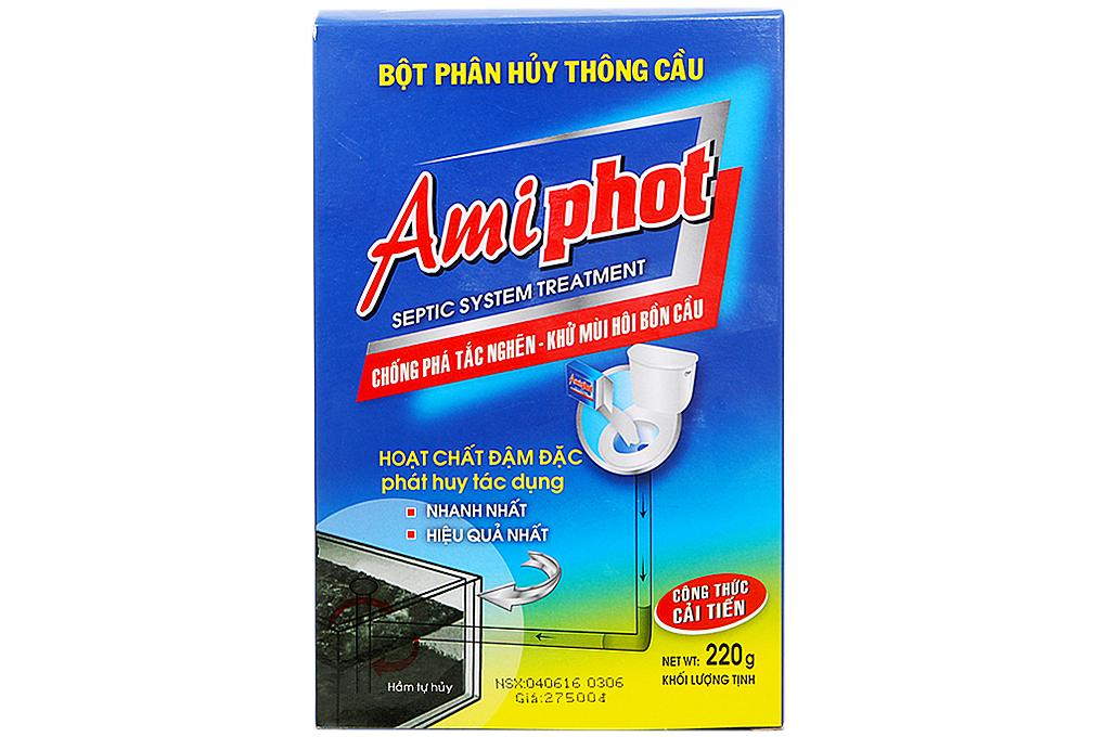 bột thông cầu cống amiphot-axit, thuốc thông cầu cống nghẹt cực mạnh