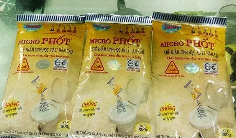 BỘT THÔNG BỂ PHỐT MICRO PHỐTaxit, thuốc thông cầu cống nghẹt cực mạnh