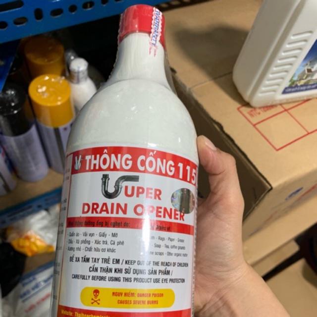 nuoc-thong-cong-venus-115-axit, thuốc thông cầu cống nghẹt cực mạnh
